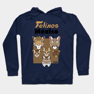 Felinos de Mexico 3 Hoodie